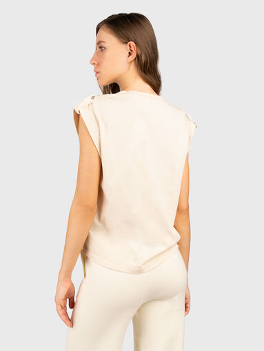 COCO cotton T-shirt with rhinestones - 3