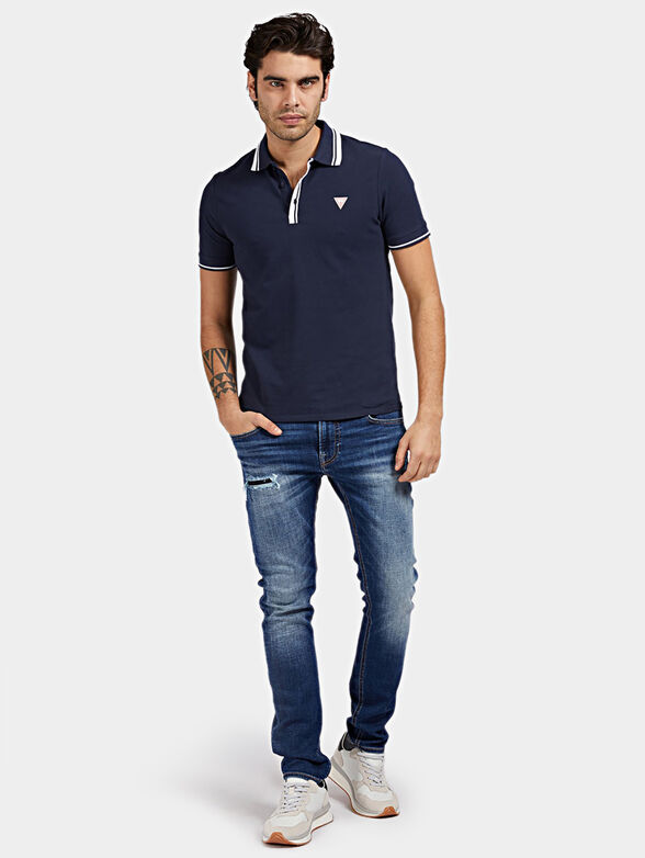 SCOTT Polo-shirt in blue color - 2