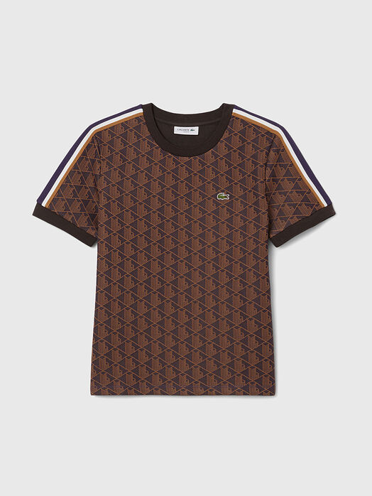 Slim-fit T-shirt with monogram print
