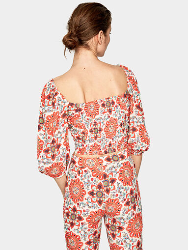 KIM cropped cotton blouse - 4