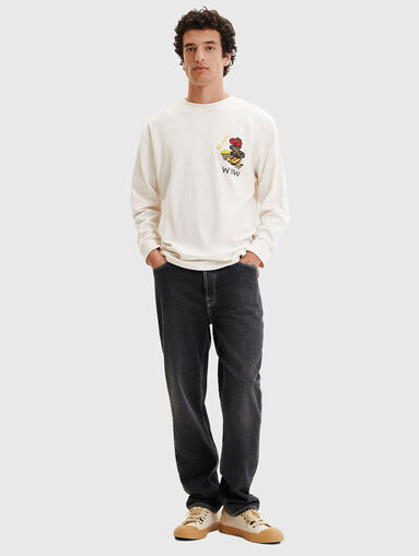 ELMO blouse with accent back - 5