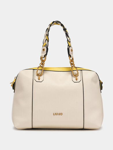 Bag with accent details in yellow color - 1