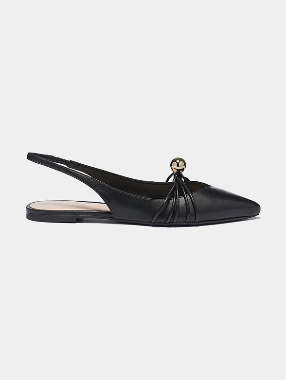 Black flat sandals - 1