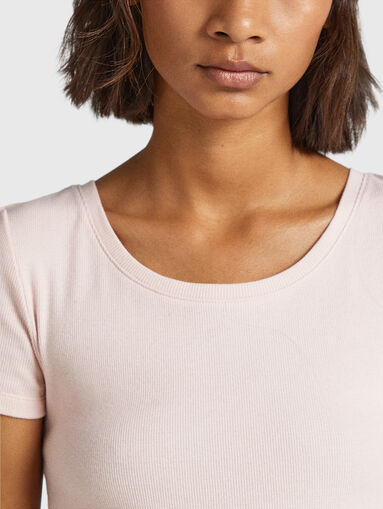 BABETTE SOLID T-shirt with crossed straps on the back - 5