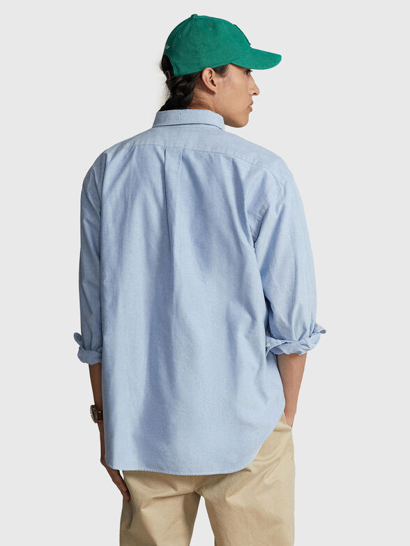 Light blue cotton shirt  - 3