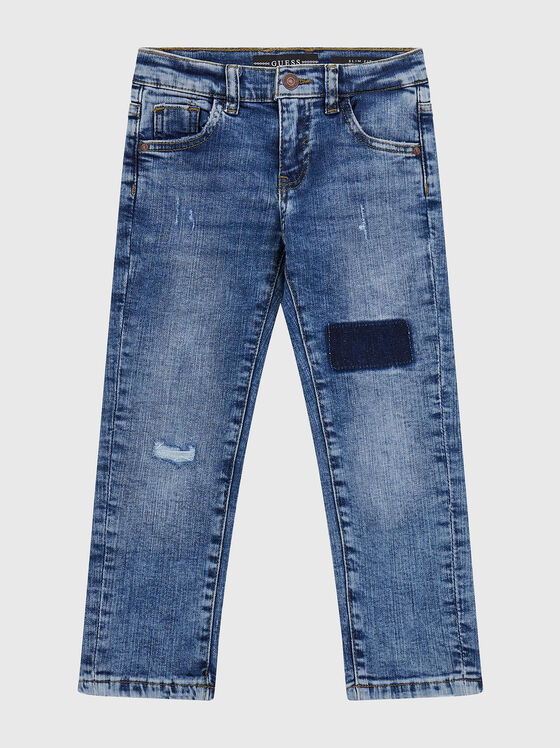 Jeans with accent rips  - 1