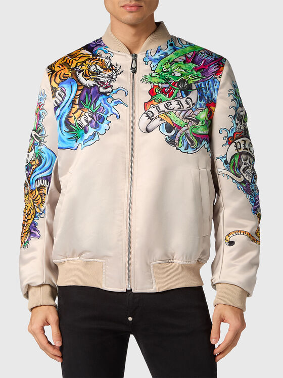 Satin bomber jacket  - 1