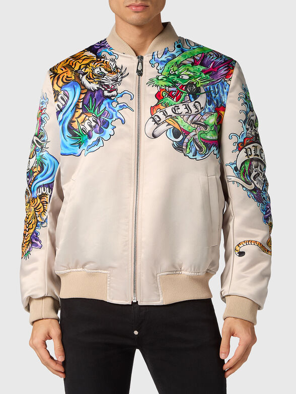 Satin bomber jacket  - 1