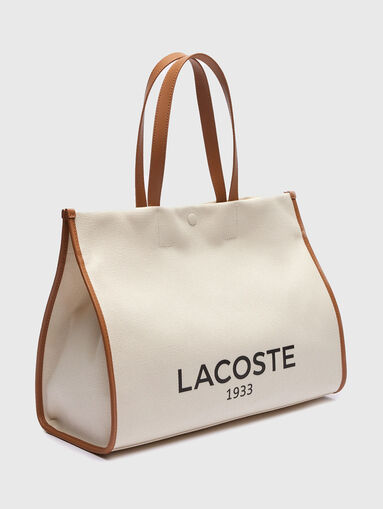 Large bag with contrast details and logo lettering - 3