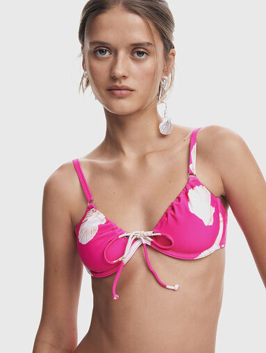 ASTER bikini top with print - 4