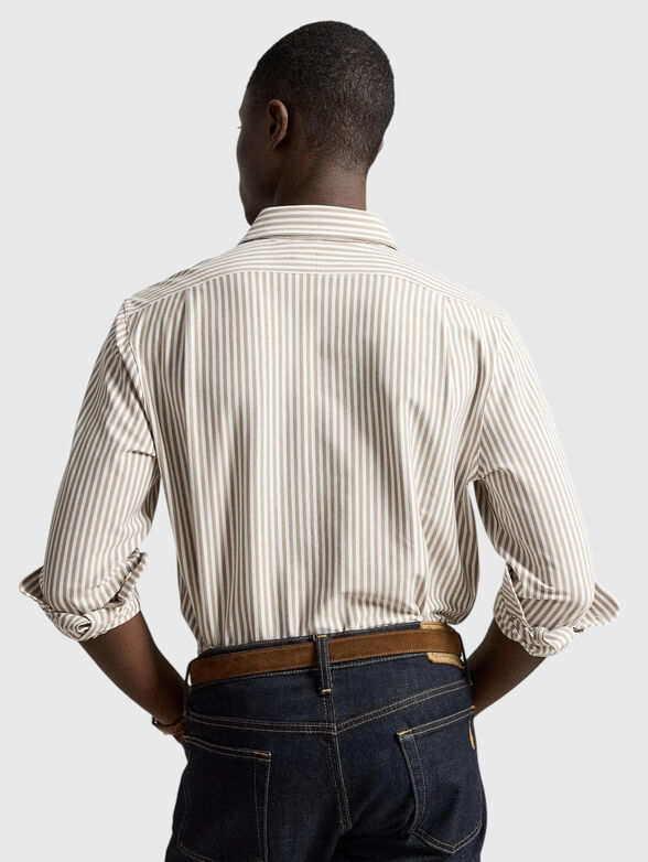 Oxford shirt with striped pattern  - 3