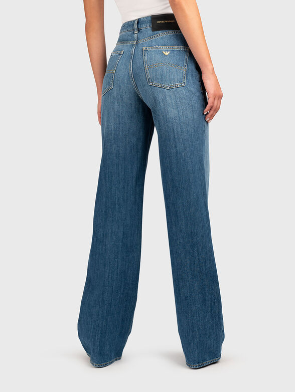 High waisted wide leg jeans - 2
