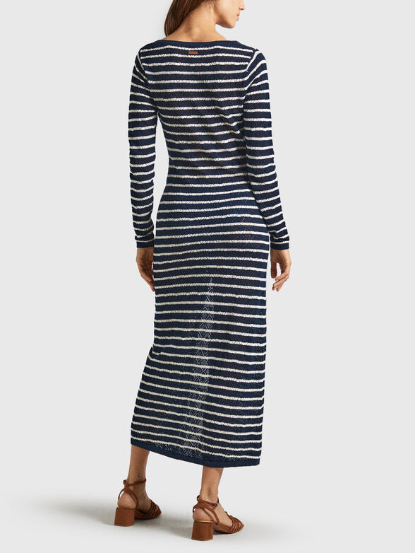 Striped dress with buttons - 2