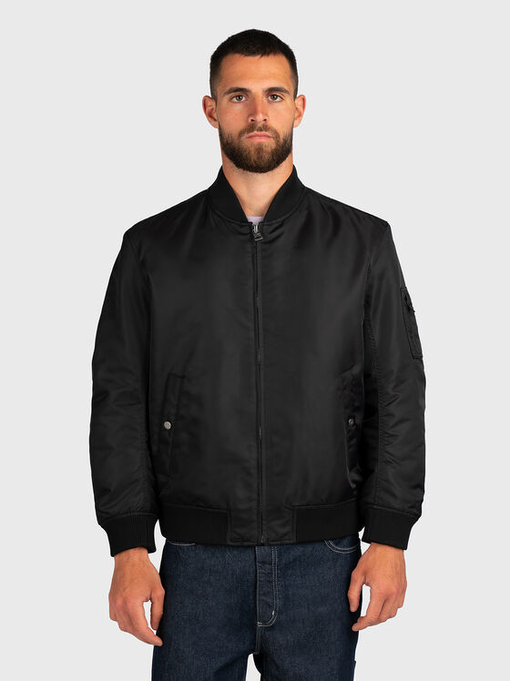 Black bomber jacket - 1