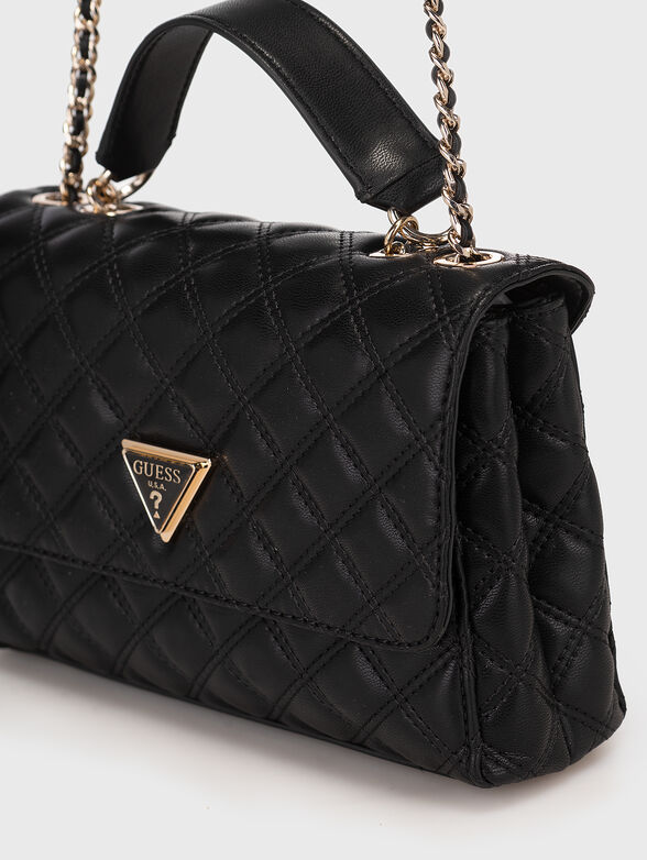 GIULLY black bag with quilted effect - 5