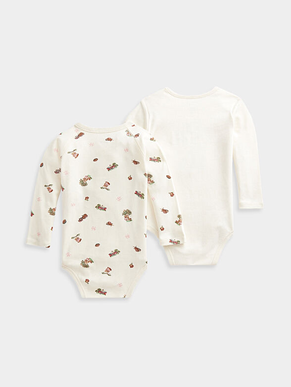 Set of 2 cotton bodysuits - 2
