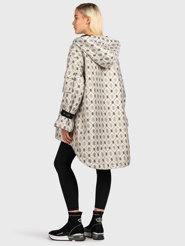 Anorak jacket  with monogram logo pattern - 2