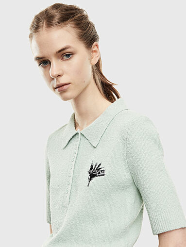 Cotton polo-shirt with embroidery - 5