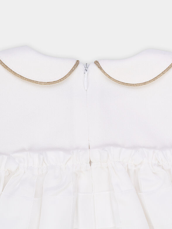 Two-piece dress with gold details - 5