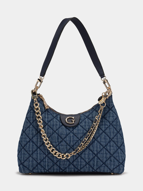 GILLIAN denim bag with quilted effect - 1