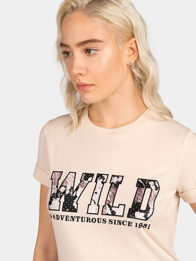 DALINA T-shirt with accent print - 4