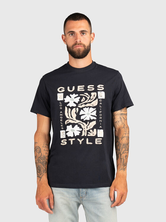 Round neck logo T-shirt - 1