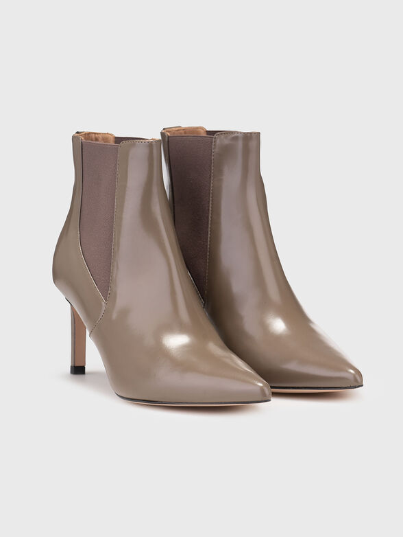 Leather heeled boots - 2