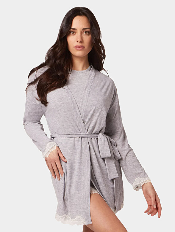 RIB LACE nightgown - 1