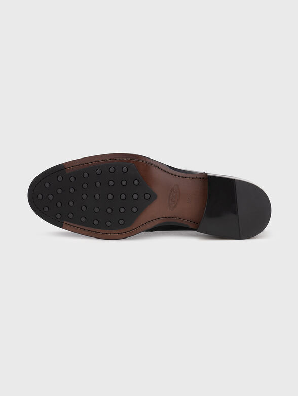 Leather Derby shoes with laces - 4