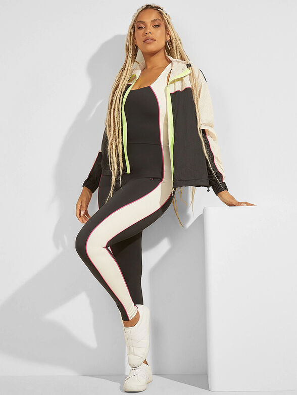 Color-block sports jacket - 2