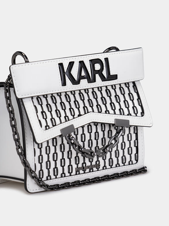 Crossbody bag with embossed logo - 3
