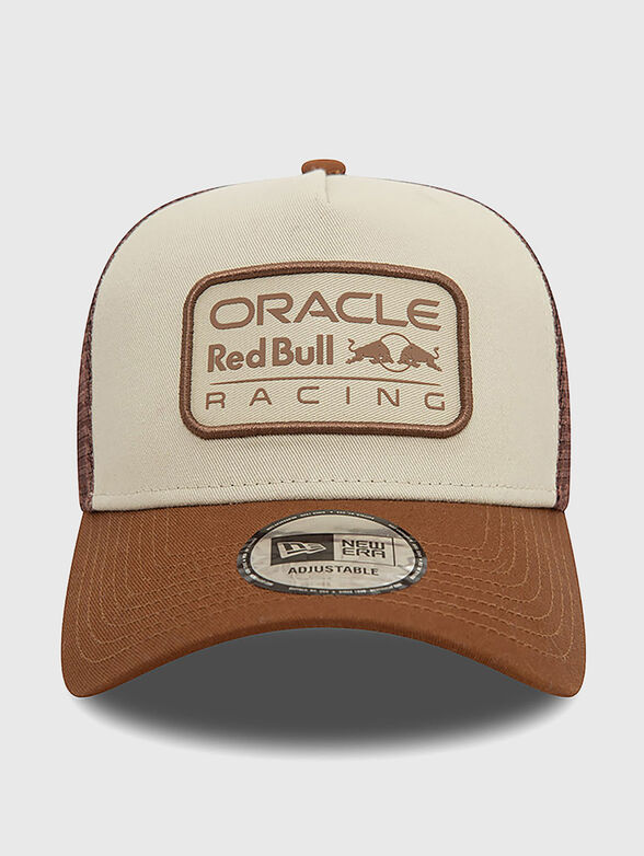 SEASONAL PATCHRED BULL RACING TRUCKER cap - 1