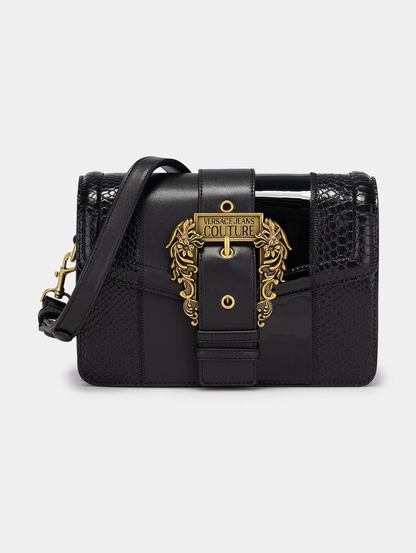 Black bag with logo buckle - 1