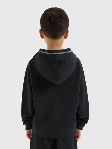 SUPERHEROES black sweatshirt with logo  - 3