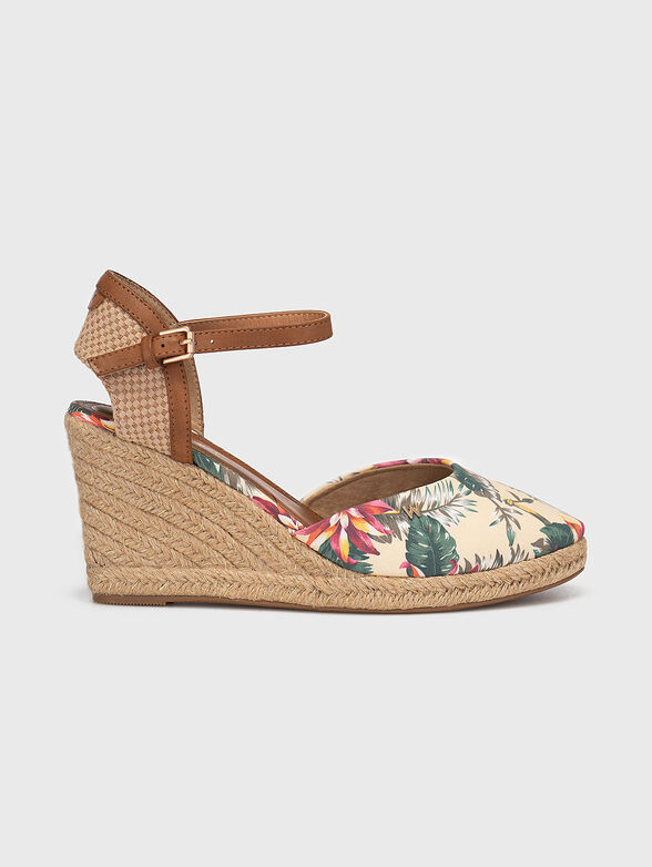 BRAVA platform espadrilles with floral print - 0