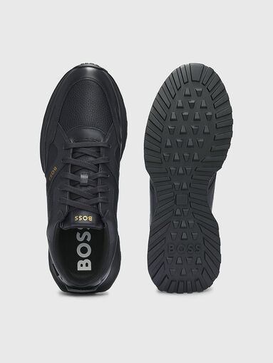 GORE-TEX black leather shoes - 5