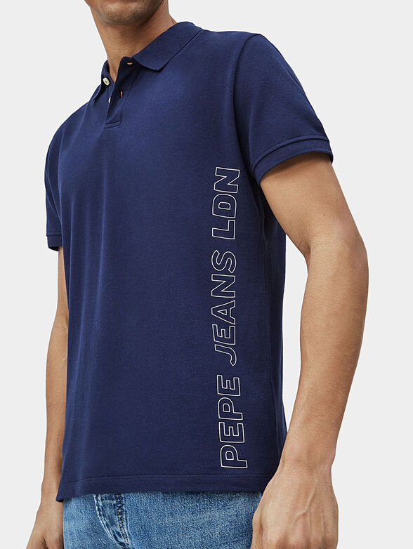 BENSON Polo-shirt in blue color - 3