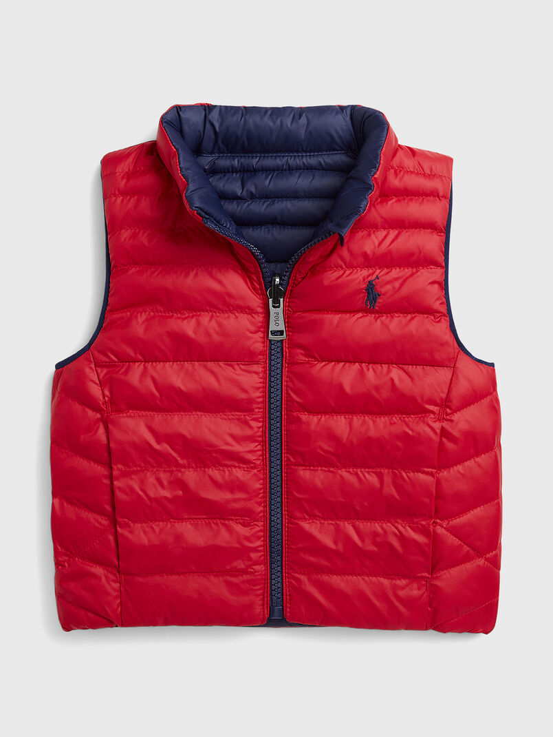 Reversible vest with embroidered logo - 3