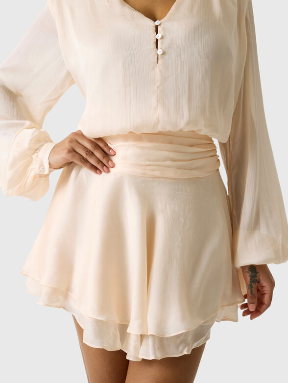 Mini ruffled dress - 3