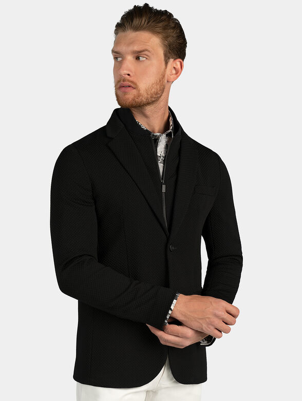 Jacket with additional high neck - 1