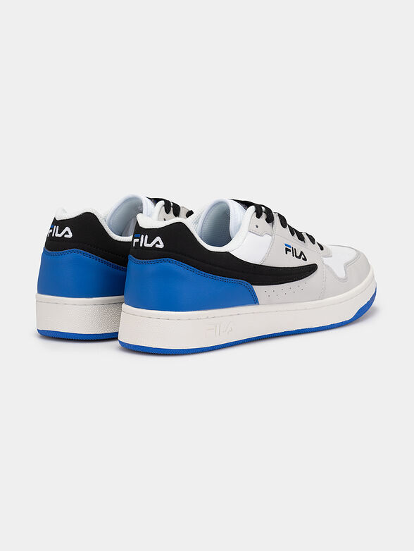 ARCADE CB leather sneakers with blue accents - 3