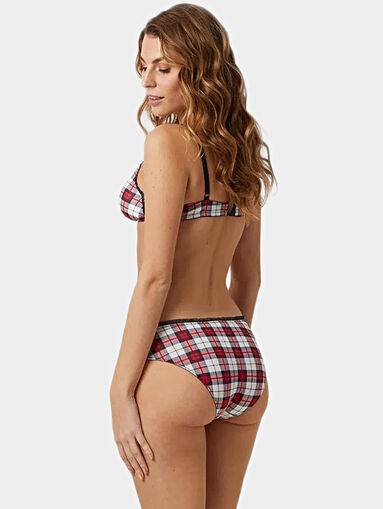 Padded triangle bra TARTAN - 3