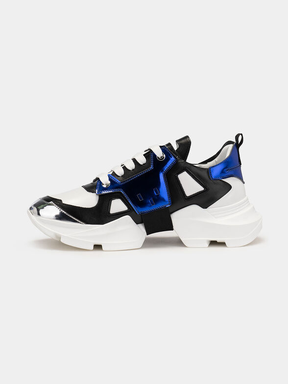 Sneakers with blue accents - 4