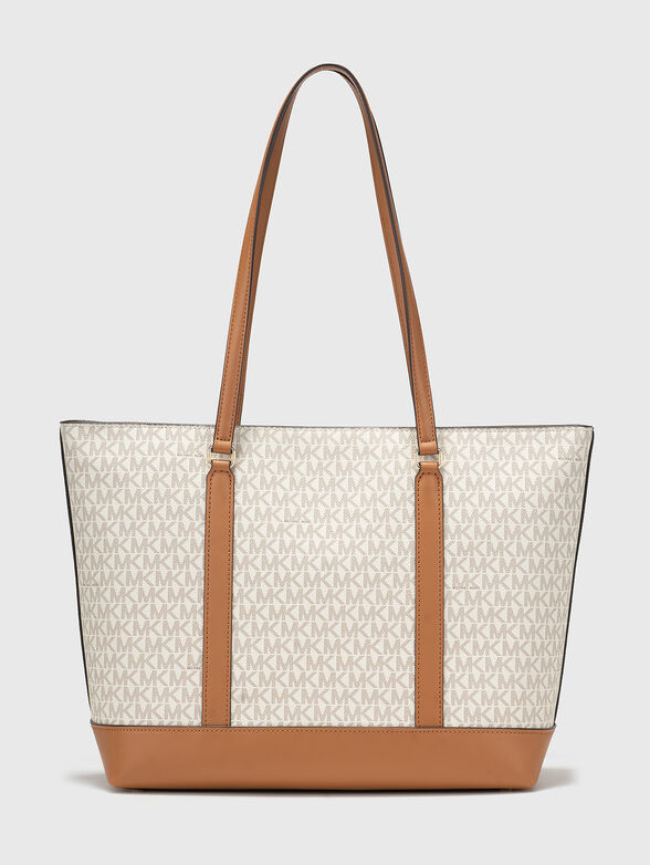 Brown bag with monogram logo print - 2