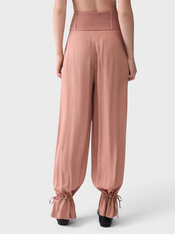Wide-leg georgette trousers - 2