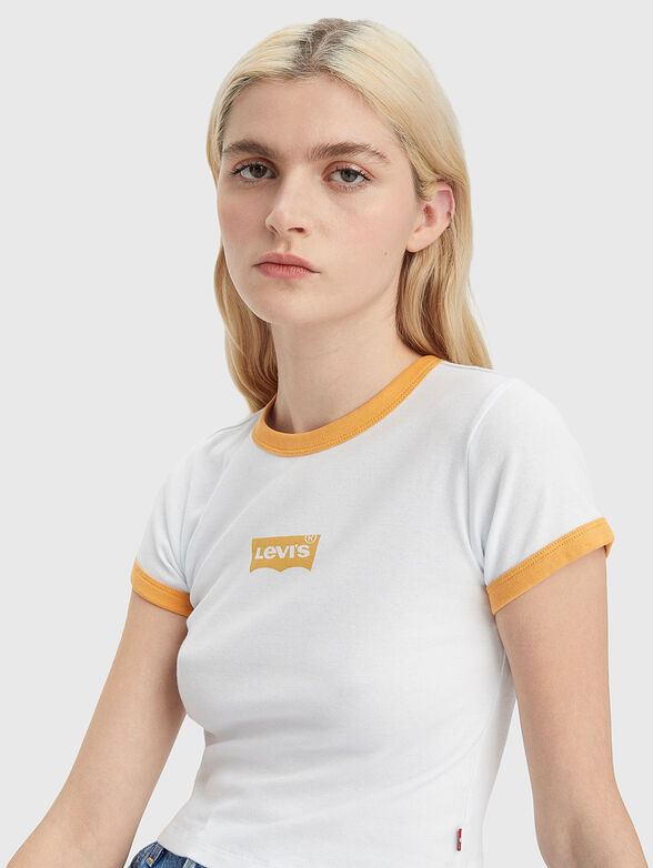 RINGER white T-shirt with logo detail - 4