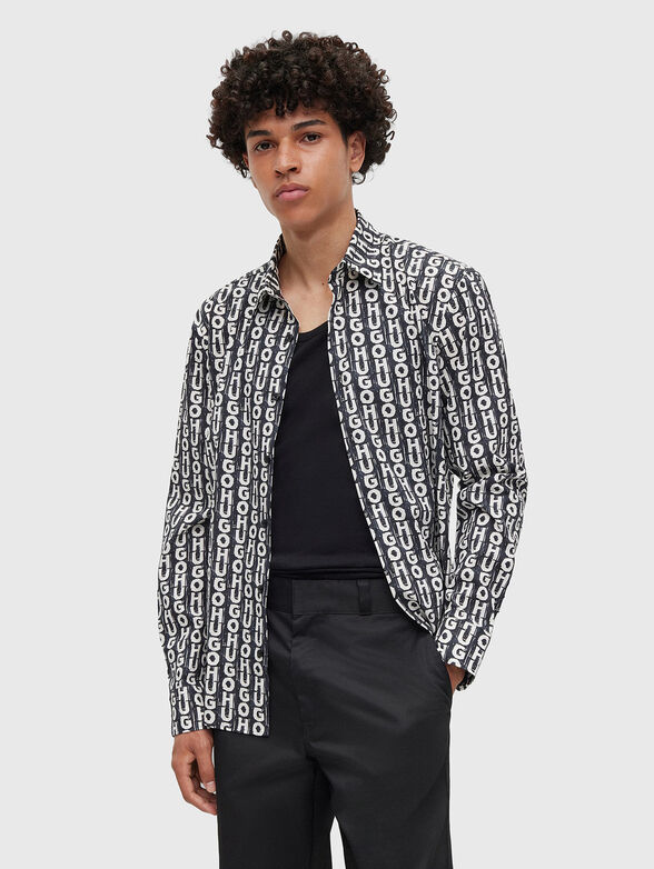 ERMO shirt with monogram logo print - 1