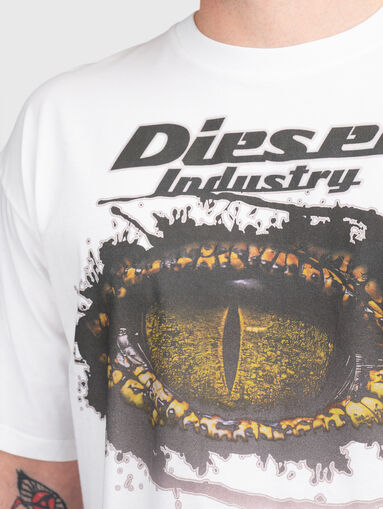 T-BOXT-T25 cotton T-shirt with logo print - 5