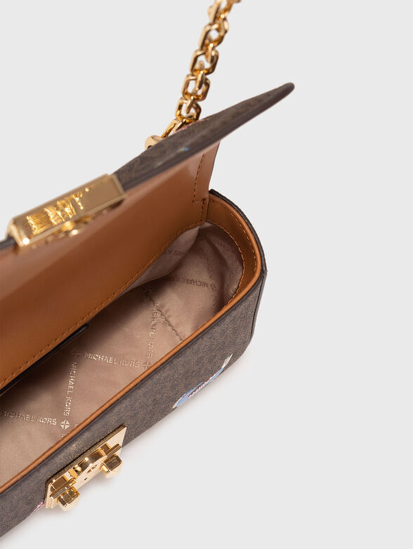 Crossbody bag with monogram print - 6