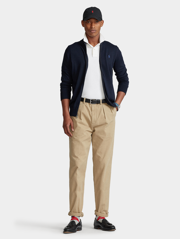Cotton blue cardigan - 3